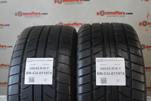 2 pneumatici bridgestone-hankook 245/45r16 cu11974