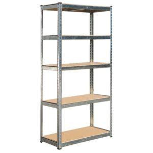 Scaffale kit 5 piani Brixo Silver 150 H. 180