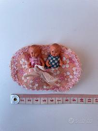 Mini Bambole, Gemelli ES, Vintage