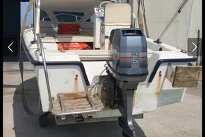 Barca motore 25 /50 magnum four e carrello