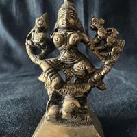 Statua indiana in bronzo Lakshmi Durga 🇮🇳