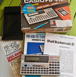 Casio Pb-410 Data Bank PC bunkercalc Shell