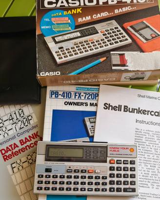 Casio Pb-410 Data Bank PC bunkercalc Shell