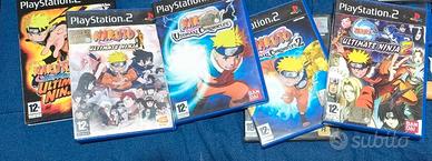 Set 5 Giochi Naruto PlayStation 2 - Collezione Com