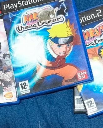 Set 5 Giochi Naruto PlayStation 2 - Collezione Com
