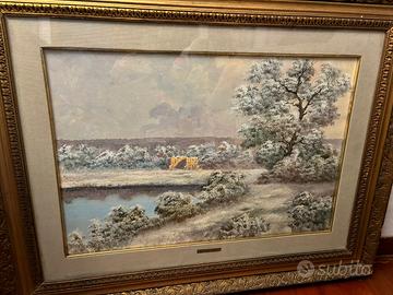 Quadro "Paesaggio invernale"