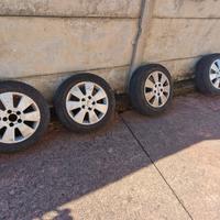 gomme 185 60 r15 e cerchi opel meriva prima serie