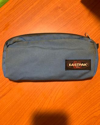 Borsellino astuccio blu azzurro eastpak