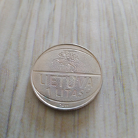 Moneta lituania 1 litas