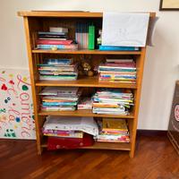 2 librerie in legno massello