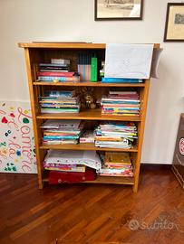2 librerie in legno massello