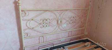 Testiera letto matrimoniale in ferro battuto