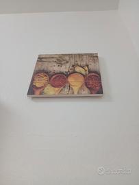 quadro da cucina con fantasia spezie in legno