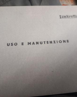 libretto istruzioni lambretta 
