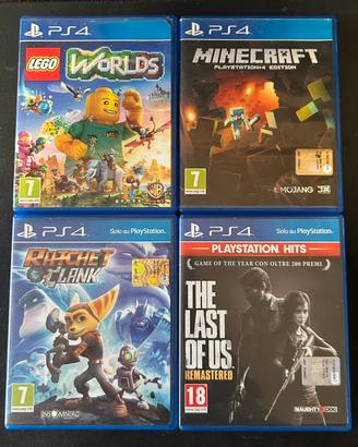 Lotto giochi Playstation 4