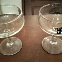 12 calici con la scritta Rosso Antico