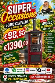 Forno a legna da giardino