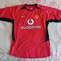 Maglia vintage manchester united vodafone Beckham7