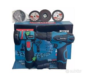 TRAPANO AVVITATORE + MINI FLEX SMERIGLIATRICE