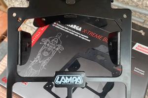 Portata targa regolabile