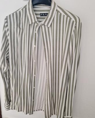 Camicia in righe Uomo 