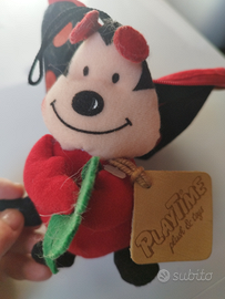 Peluche pupazzo coccinella richiudibile