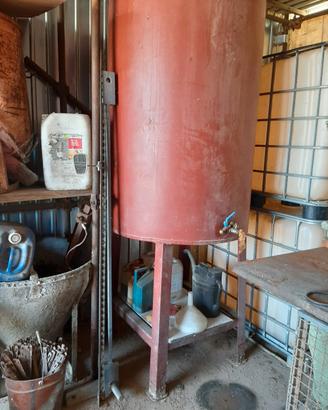 cisterna per gasolio in metallo 1500 litri 