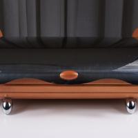 Portapane Nuvola Giannini acciaio e legno