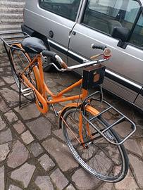 bicicletta da trasporto merce, freni a bacchetta