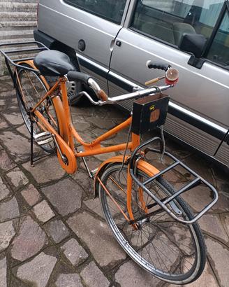 bicicletta da trasporto merce, freni a bacchetta