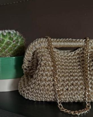 Clutch bag oro lurex