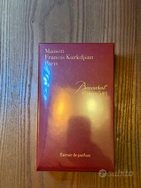 Profumo baccarat rouge 540