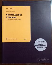 Notificazioni e termini, questioni processuali
