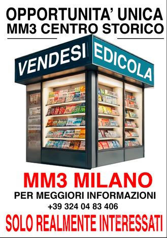 Edicola in centro storico a milano mm3