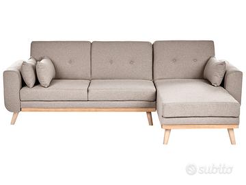 🛋️ Divano letto angolare 3 posti BELIANI KAARINA 