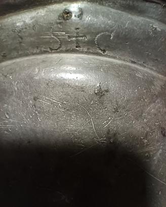 Piatto in peltro