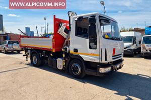 Iveco Eurocargo 100e18 con gru NUOVA e ribaltabile