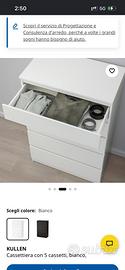 Cassettiera bianca ikea