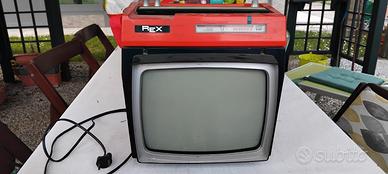 Televisore vintage, modernariato Rex