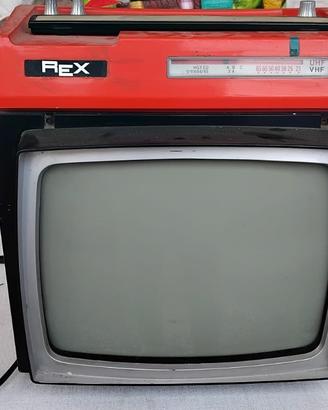 Televisore vintage, modernariato Rex