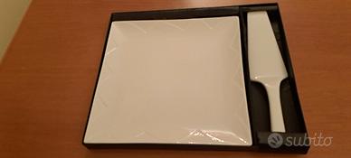 Piatto da dolce con spatola