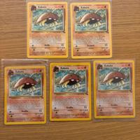 Kabuto set Fossil carte Pokemon