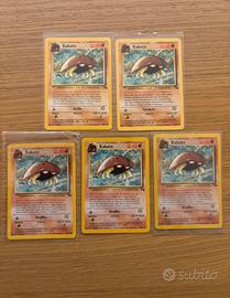 Kabuto set Fossil carte Pokemon
