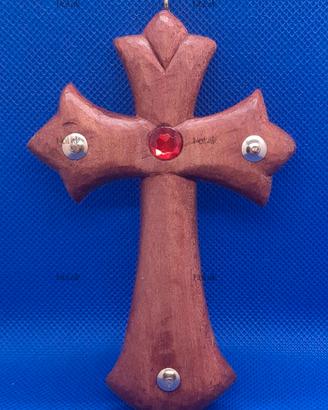 Croce in legno di Noce Bahia