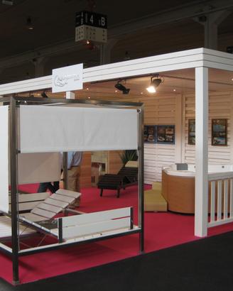 Gazebo in acciaio inox