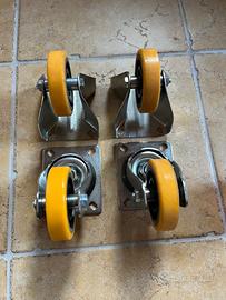 Ruote AVO in pliuretano nuove