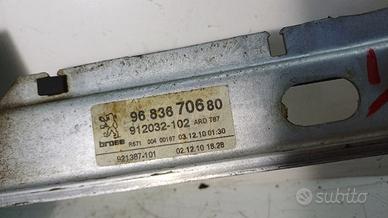 MECCANISMO ALZAVETRO POST. DX PEUGEOT 5008 1° Ser