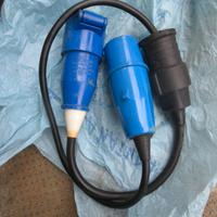 Adattatore spina industriale 230V M/F per presa ci