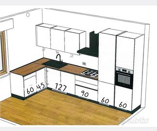 Cucina completa elettrodomestici