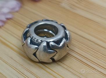 charm pandora shooting star spacer in argento 925 